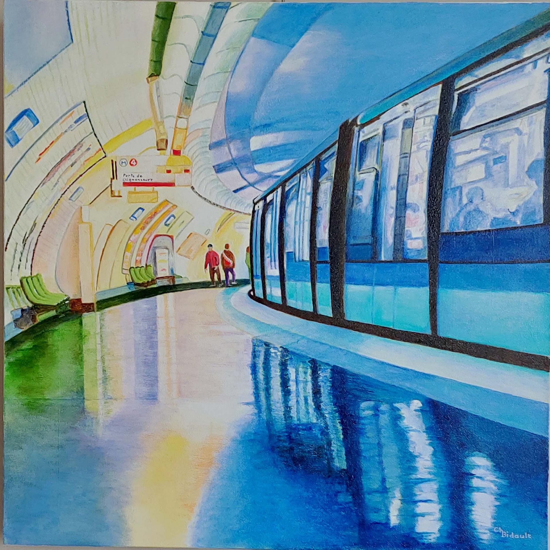 2022 porte de clignancourt toile 50 x 50